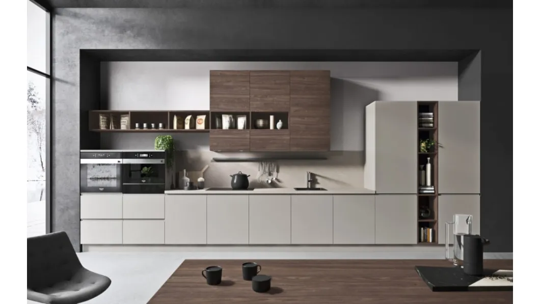 Cucina Moderna lineare Flo Evo 01 di Ar-Tre